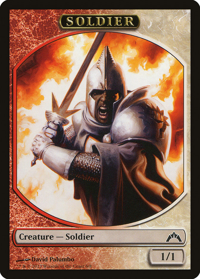 Soldier Token [Gatecrash Tokens] MTG Single Magic: The Gathering    | Red Claw Gaming