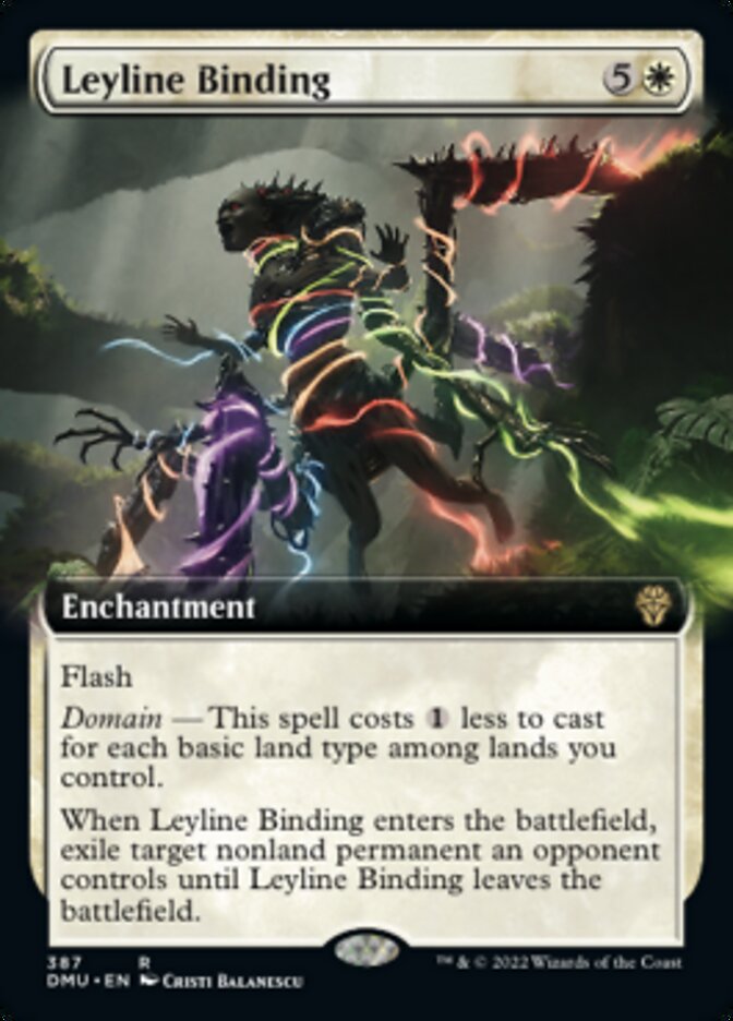 Leyline Binding (Extended Art) [Dominaria United] MTG Single Magic: The Gathering    | Red Claw Gaming