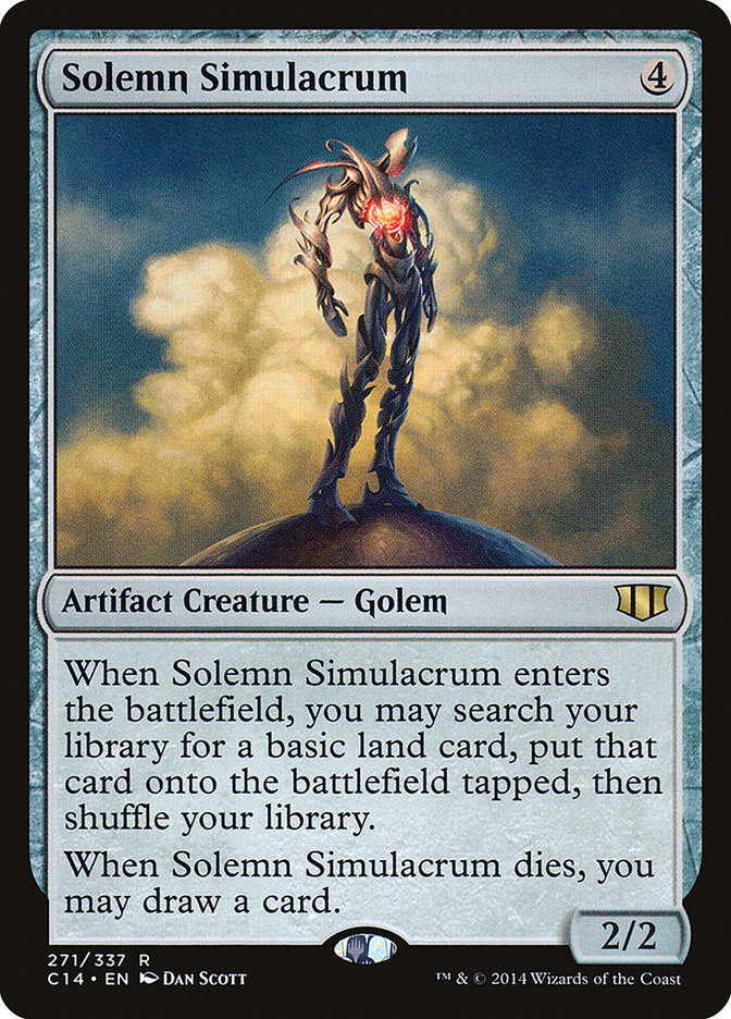 Solemn Simulacrum [Commander 2014] MTG Single Magic: The Gathering    | Red Claw Gaming