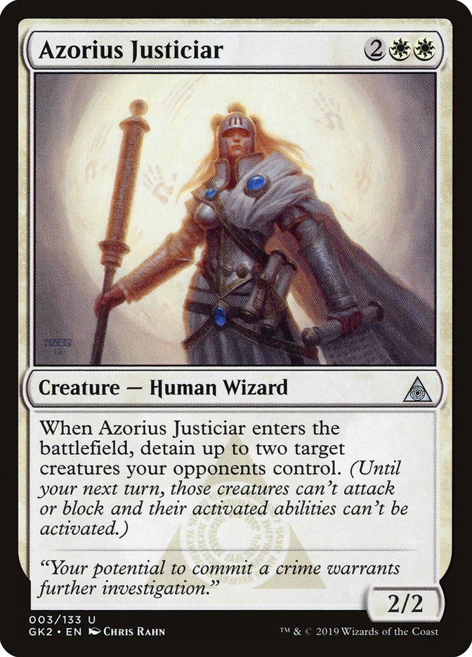 Azorius Justiciar [Ravnica Allegiance Guild Kit] MTG Single Magic: The Gathering    | Red Claw Gaming