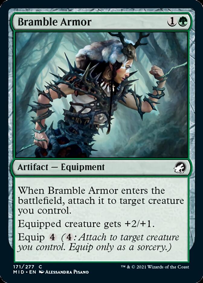 Bramble Armor [Innistrad: Midnight Hunt] MTG Single Magic: The Gathering    | Red Claw Gaming