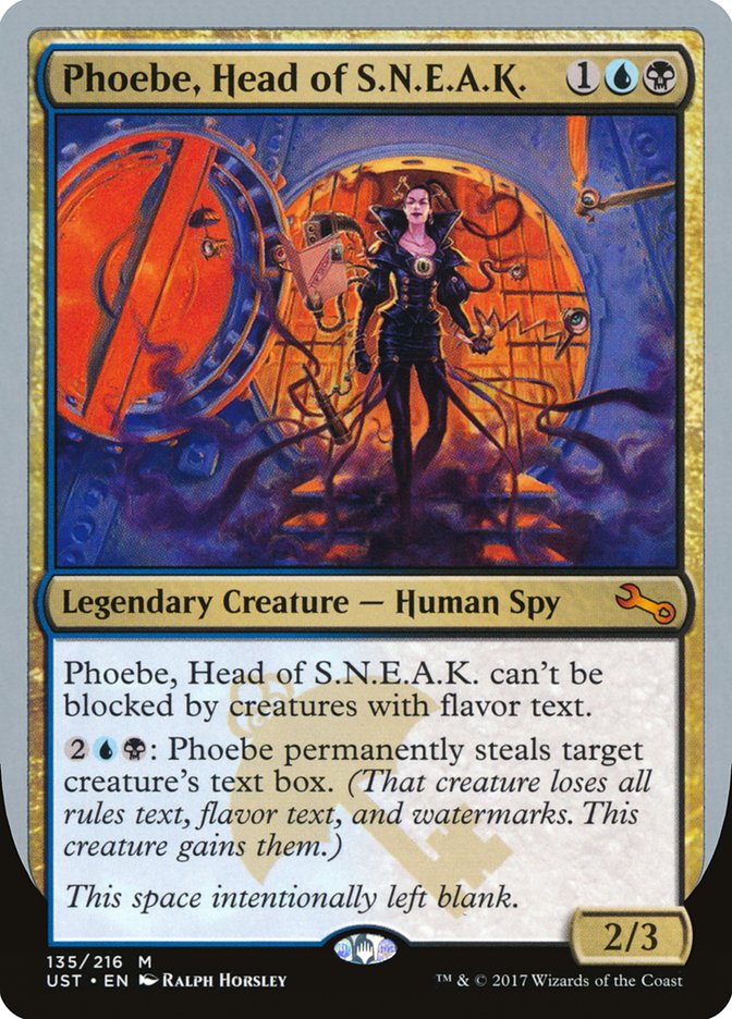 Phoebe, Head of S.N.E.A.K. [Unstable] MTG Single Magic: The Gathering    | Red Claw Gaming