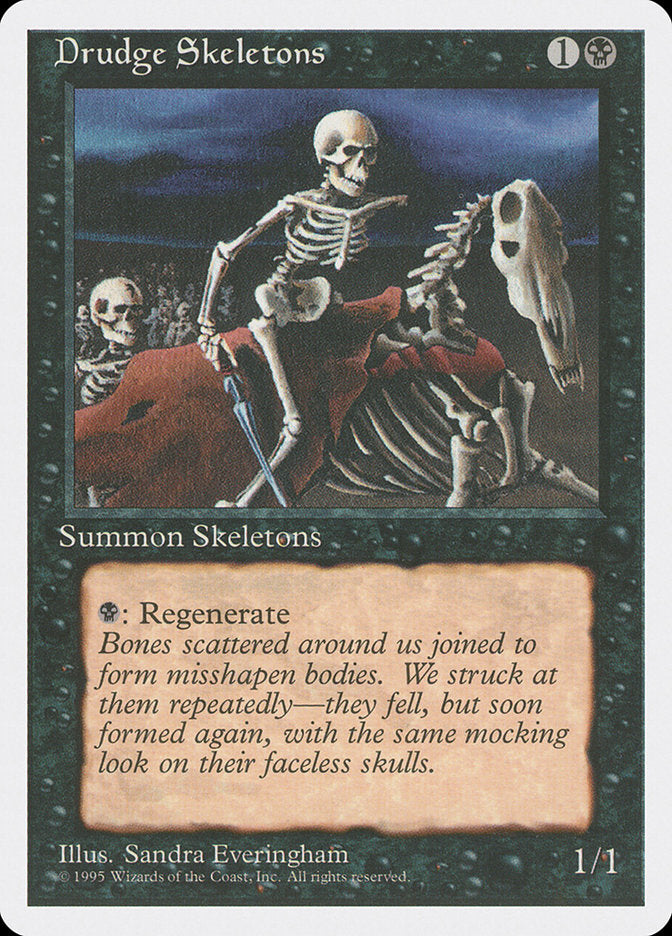 Drudge Skeletons [Fourth Edition] MTG Single Magic: The Gathering    | Red Claw Gaming