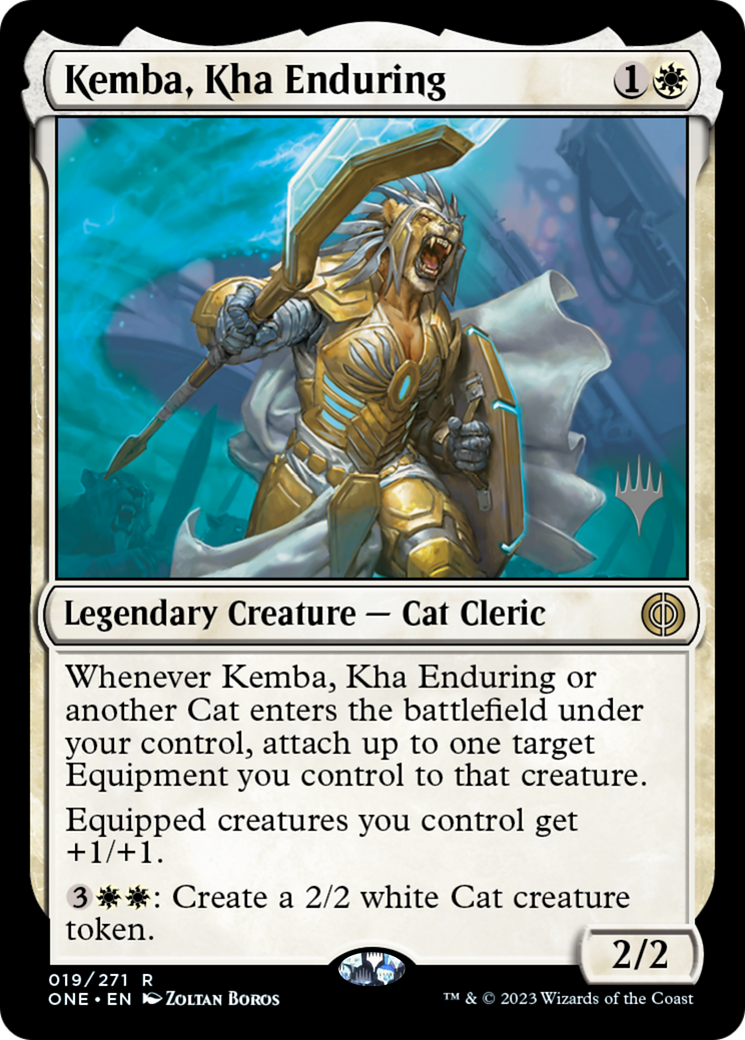 Kemba, Kha Enduring (Promo Pack) [Phyrexia: All Will Be One Promos] MTG Single Magic: The Gathering    | Red Claw Gaming