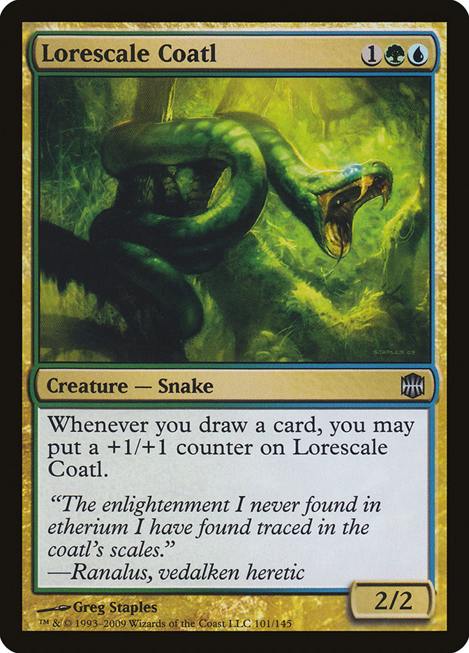 Lorescale Coatl [Alara Reborn] MTG Single Magic: The Gathering    | Red Claw Gaming