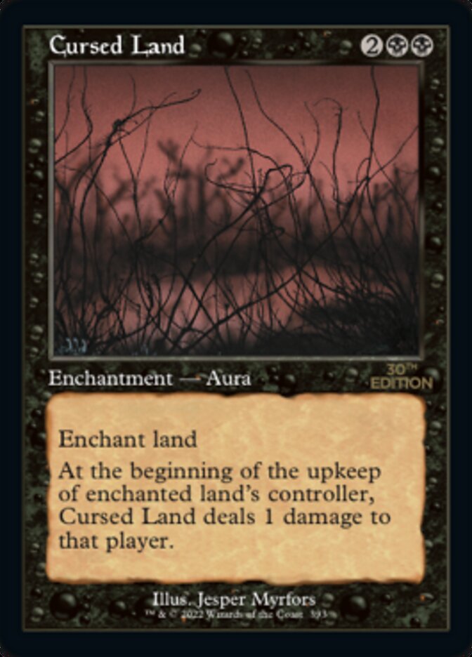 Cursed Land (Retro) [30th Anniversary Edition] MTG Single Magic: The Gathering    | Red Claw Gaming
