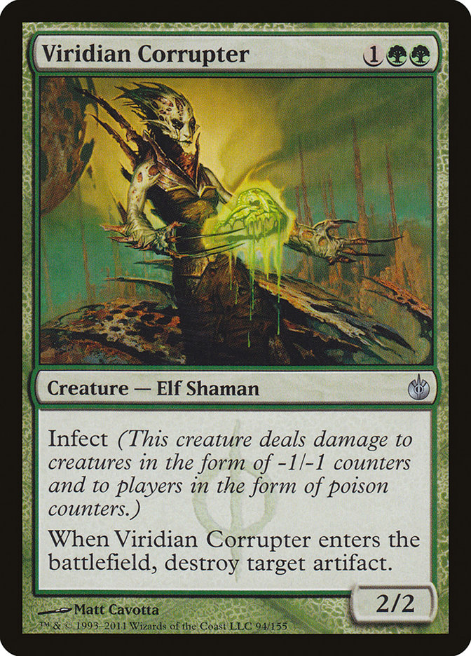 Viridian Corrupter [Mirrodin Besieged] MTG Single Magic: The Gathering    | Red Claw Gaming