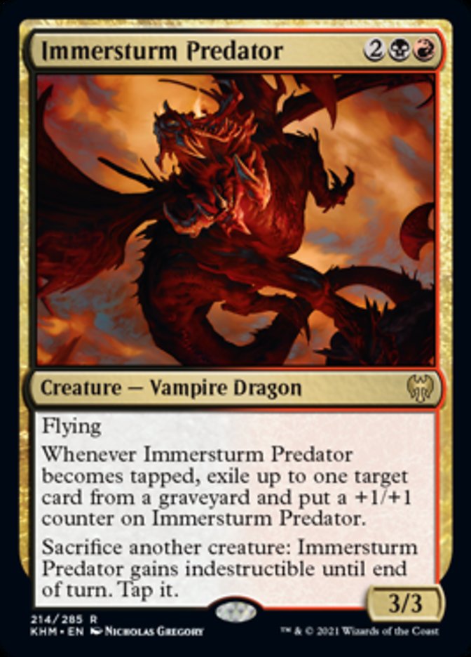 Immersturm Predator [Kaldheim] MTG Single Magic: The Gathering    | Red Claw Gaming