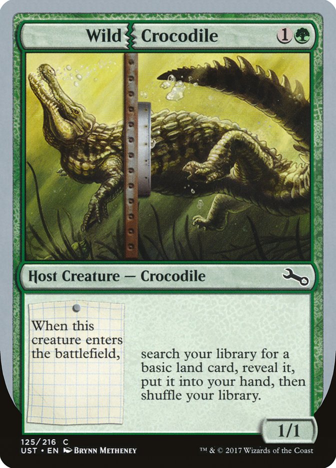 Wild Crocodile [Unstable] MTG Single Magic: The Gathering    | Red Claw Gaming