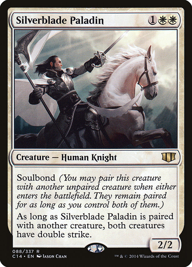 Silverblade Paladin [Commander 2014] MTG Single Magic: The Gathering    | Red Claw Gaming