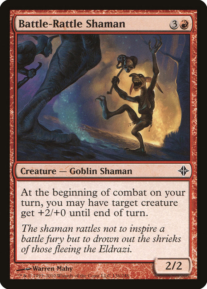 Battle-Rattle Shaman [Rise of the Eldrazi] MTG Single Magic: The Gathering    | Red Claw Gaming