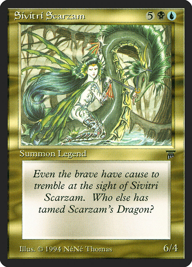 Sivitri Scarzam [Legends] MTG Single Magic: The Gathering    | Red Claw Gaming