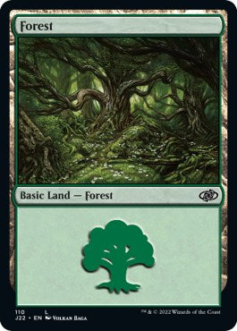 Forest (110) [Jumpstart 2022] MTG Single Magic: The Gathering    | Red Claw Gaming