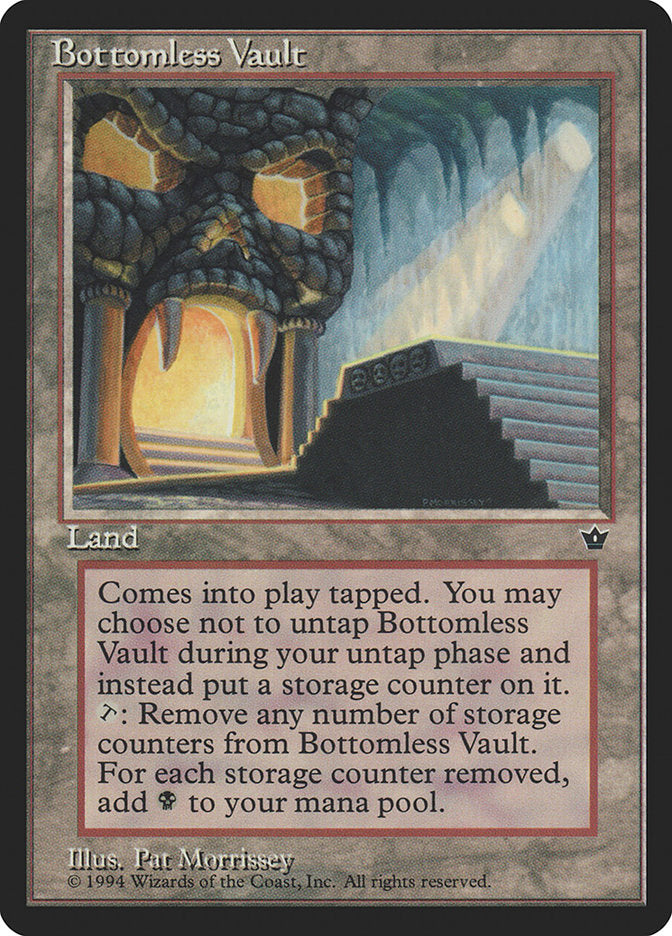 Bottomless Vault [Fallen Empires] MTG Single Magic: The Gathering    | Red Claw Gaming