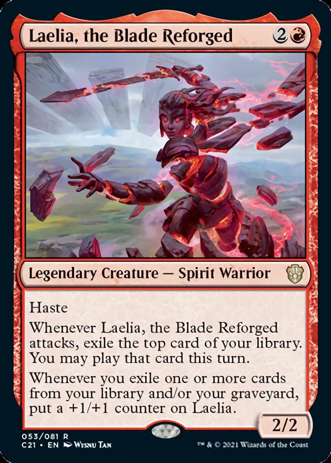 Laelia, the Blade Reforged [Commander 2021] MTG Single Magic: The Gathering    | Red Claw Gaming