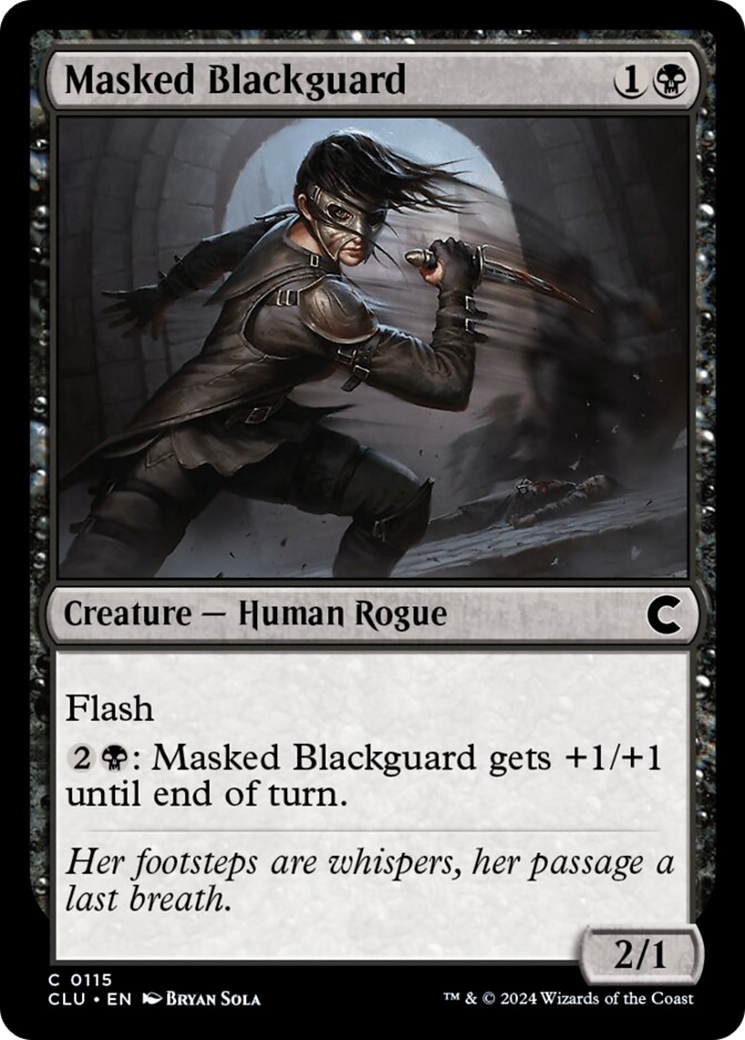 Masked Blackguard [Ravnica: Clue Edition] MTG Single Magic: The Gathering    | Red Claw Gaming