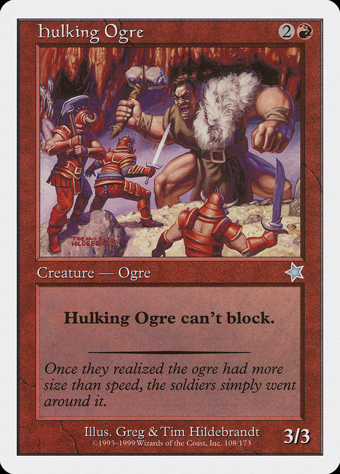 Hulking Ogre [Starter 1999] MTG Single Magic: The Gathering    | Red Claw Gaming