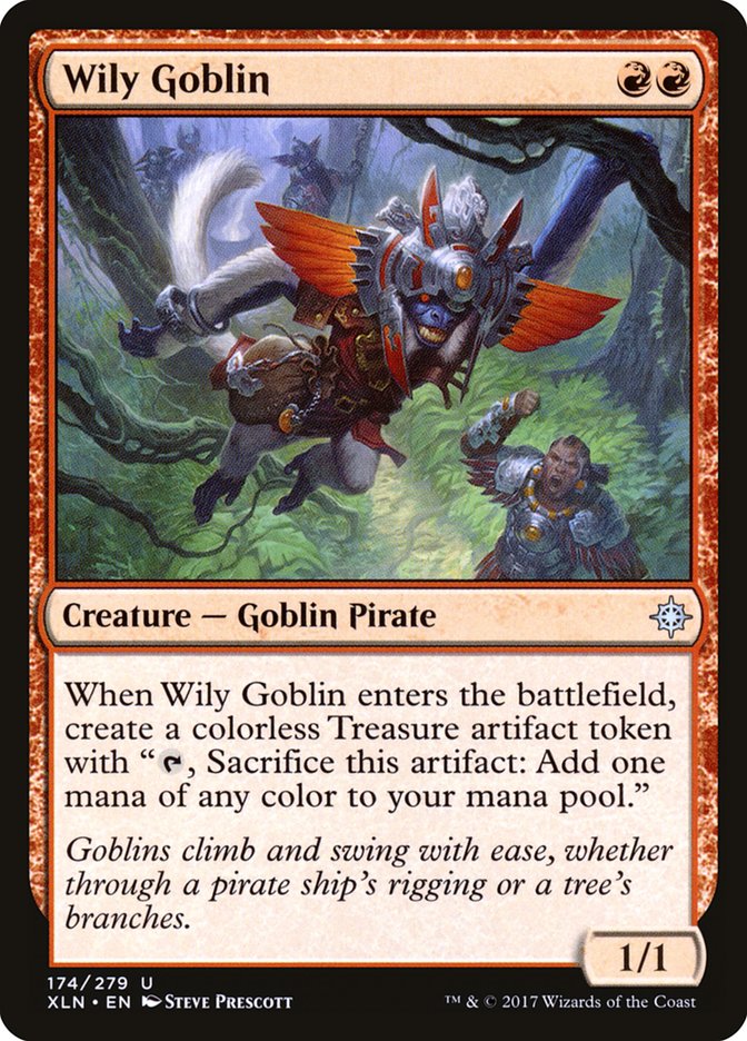 Wily Goblin [Ixalan] MTG Single Magic: The Gathering    | Red Claw Gaming