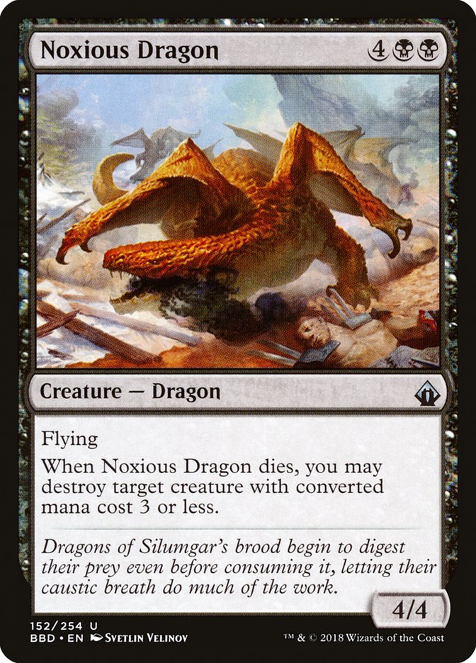 Noxious Dragon [Battlebond] MTG Single Magic: The Gathering    | Red Claw Gaming