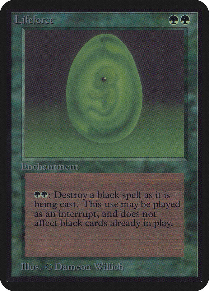 Lifeforce [Alpha Edition] MTG Single Magic: The Gathering    | Red Claw Gaming