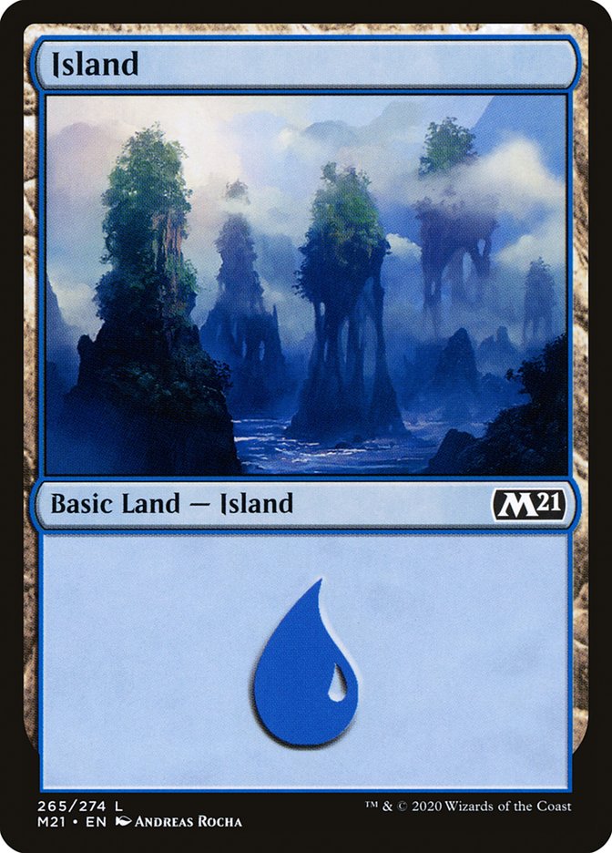 Island (265) [Core Set 2021] MTG Single Magic: The Gathering    | Red Claw Gaming