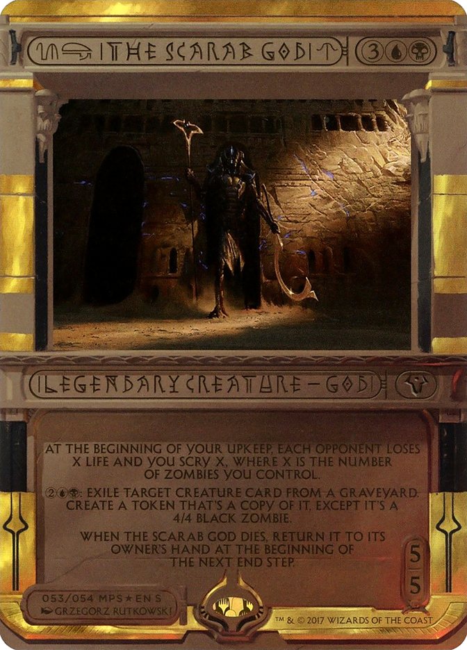 The Scarab God (Invocation) [Amonkhet Invocations] MTG Single Magic: The Gathering    | Red Claw Gaming