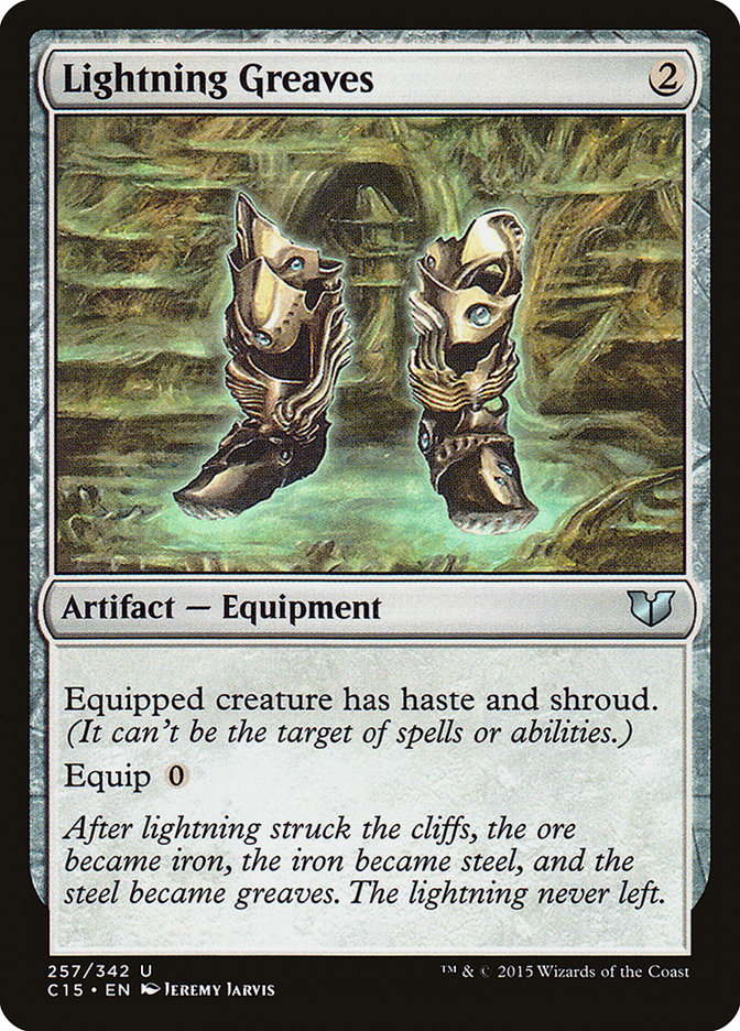 Lightning Greaves [Commander 2015] MTG Single Magic: The Gathering    | Red Claw Gaming