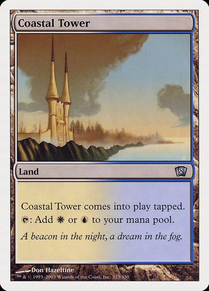 Coastal Tower [Eighth Edition] MTG Single Magic: The Gathering    | Red Claw Gaming