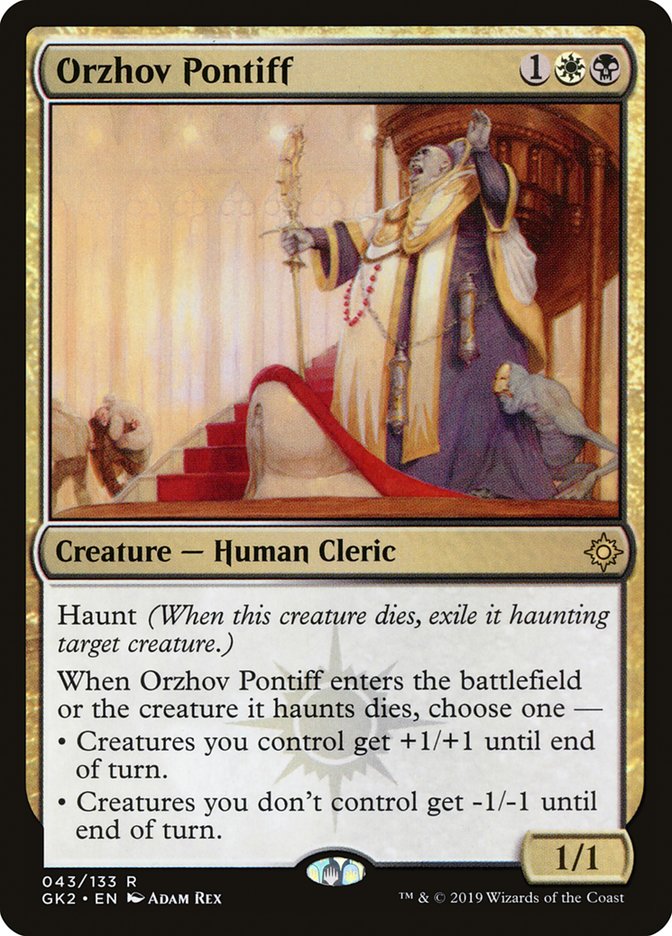 Orzhov Pontiff [Ravnica Allegiance Guild Kit] MTG Single Magic: The Gathering    | Red Claw Gaming