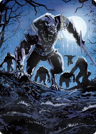 Tovolar, the Midnight Scourge 2 Art Card [Innistrad: Midnight Hunt Art Series] MTG Single Magic: The Gathering    | Red Claw Gaming
