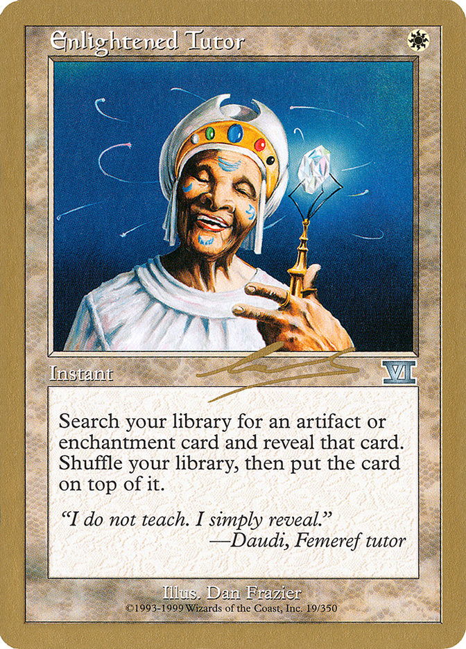 Enlightened Tutor (Nicolas Labarre) [World Championship Decks 2000] MTG Single Magic: The Gathering    | Red Claw Gaming