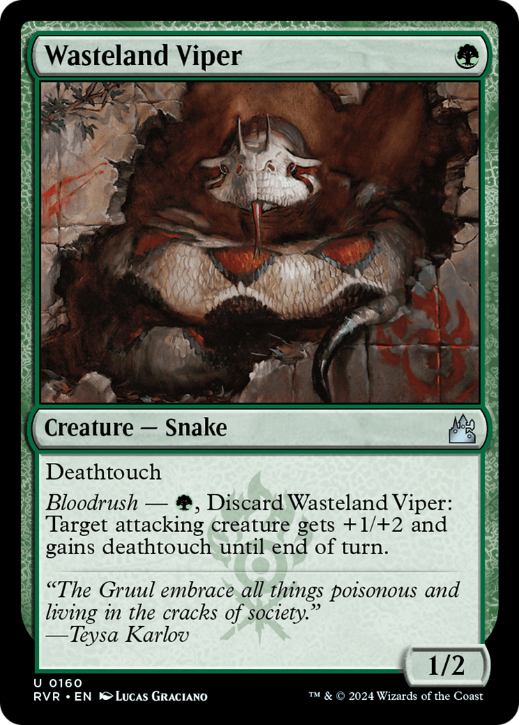 Wasteland Viper [Ravnica Remastered] MTG Single Magic: The Gathering    | Red Claw Gaming
