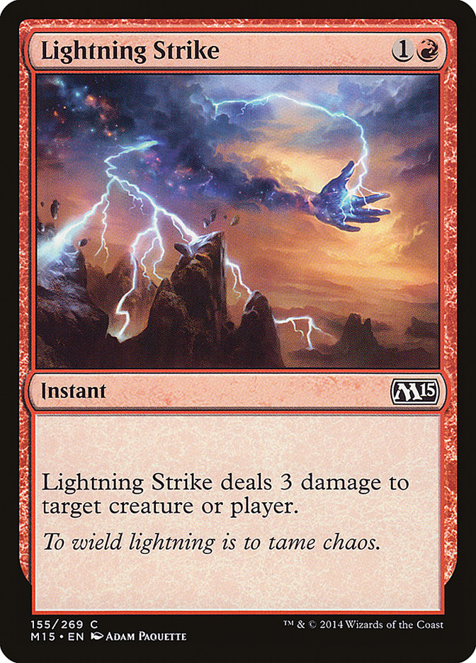Lightning Strike [Magic 2015] MTG Single Magic: The Gathering    | Red Claw Gaming