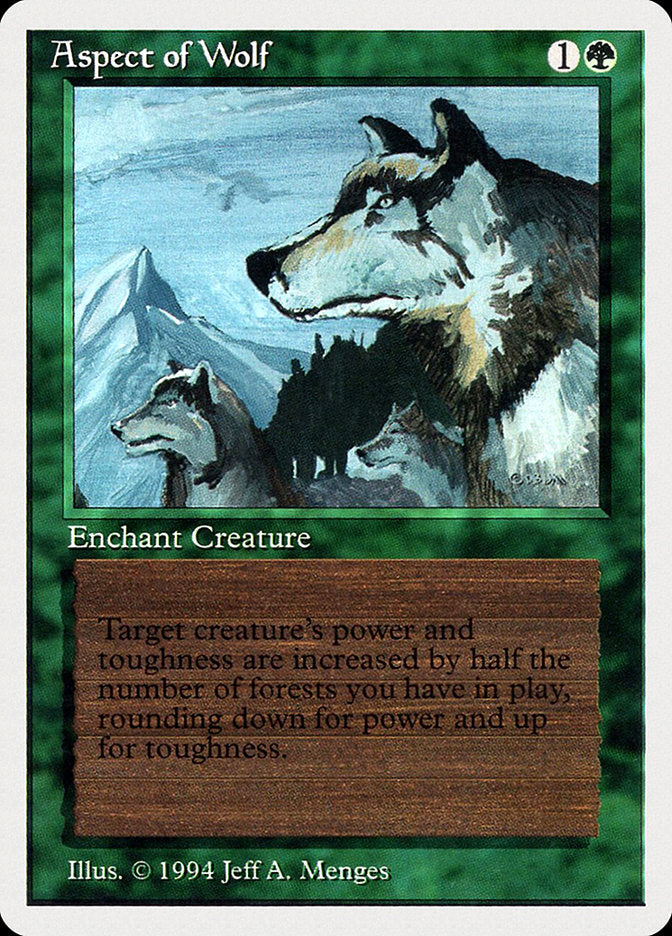 Aspect of Wolf [Summer Magic / Edgar] MTG Single Magic: The Gathering    | Red Claw Gaming