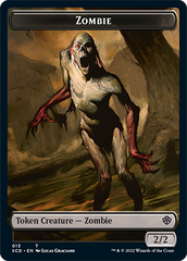 Ogre // Zombie Double-Sided Token [Starter Commander Decks] MTG Single Magic: The Gathering    | Red Claw Gaming