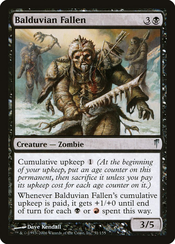 Balduvian Fallen [Coldsnap] MTG Single Magic: The Gathering    | Red Claw Gaming
