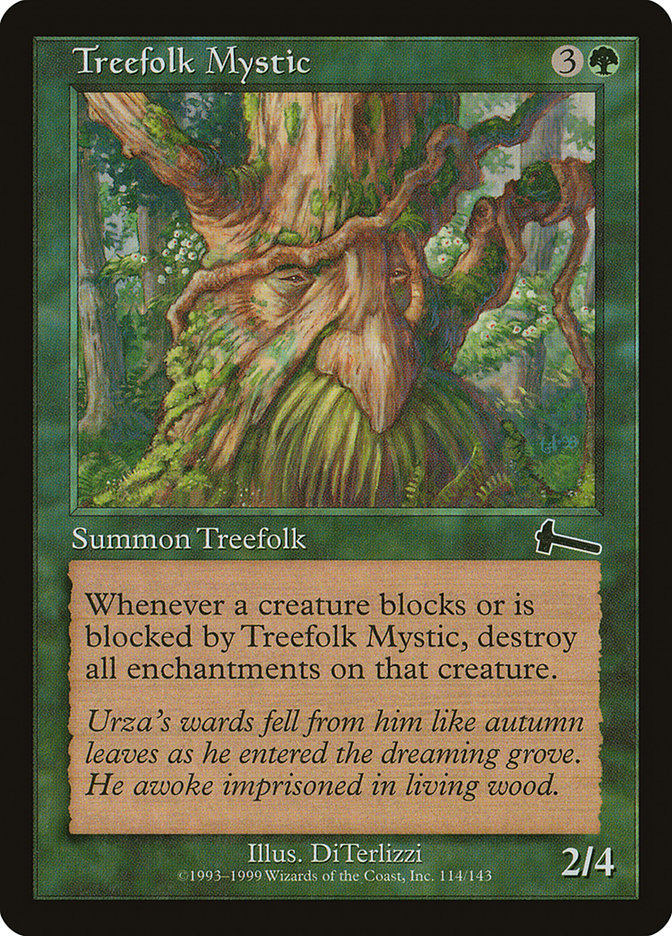 Treefolk Mystic [Urza's Legacy] MTG Single Magic: The Gathering    | Red Claw Gaming