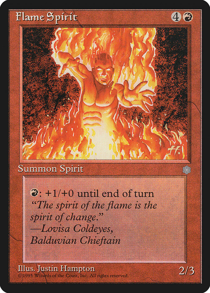 Flame Spirit [Ice Age] MTG Single Magic: The Gathering    | Red Claw Gaming