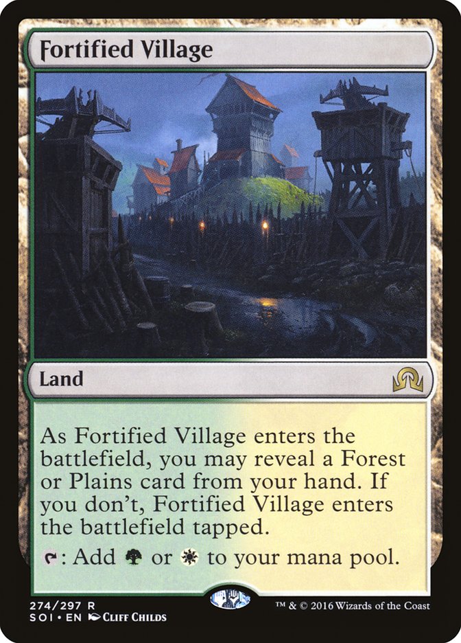 Fortified Village [Shadows over Innistrad] MTG Single Magic: The Gathering    | Red Claw Gaming