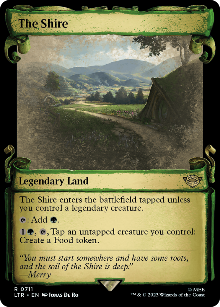 The Shire [The Lord of the Rings: Tales of Middle-Earth Showcase Scrolls] MTG Single Magic: The Gathering    | Red Claw Gaming
