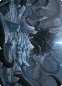 Icebreaker Kraken Art Card [Kaldheim Art Series] MTG Single Magic: The Gathering    | Red Claw Gaming