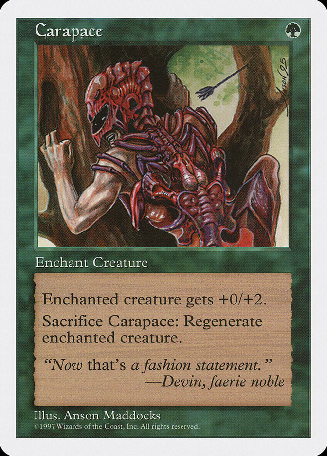 Carapace [Fifth Edition] MTG Single Magic: The Gathering    | Red Claw Gaming