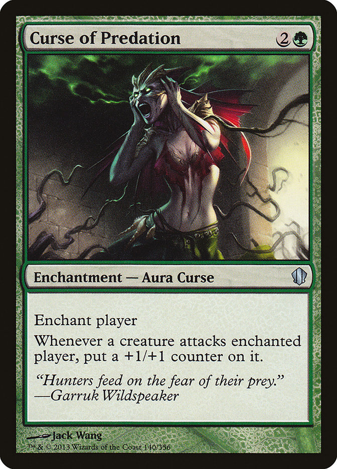 Curse of Predation [Commander 2013] MTG Single Magic: The Gathering    | Red Claw Gaming