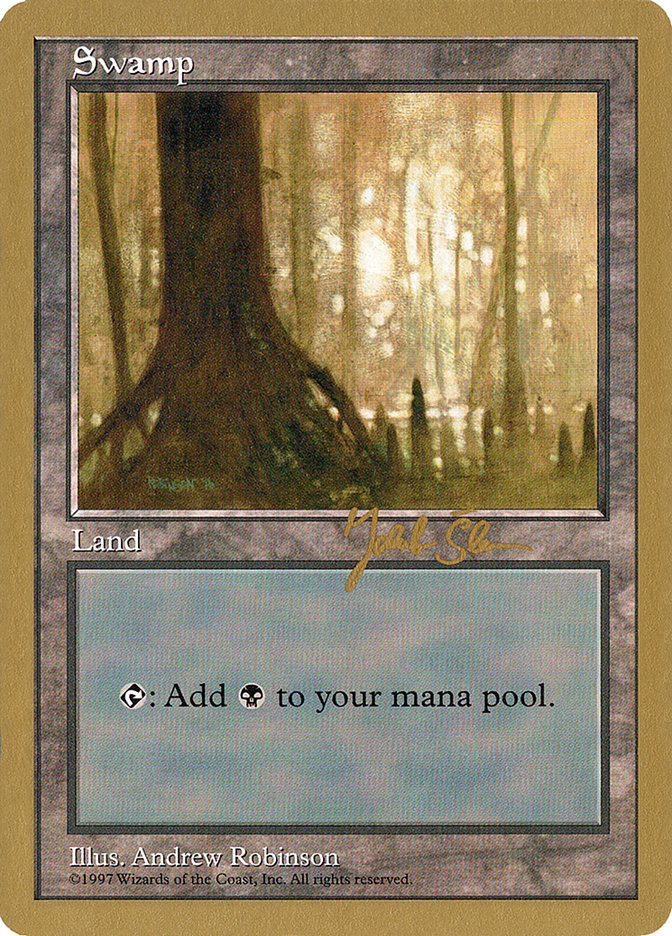 Swamp (js441) (Jakub Slemr) [World Championship Decks 1997] MTG Single Magic: The Gathering    | Red Claw Gaming