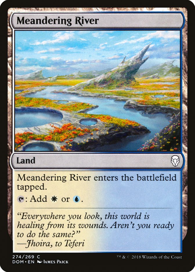 Meandering River [Dominaria] MTG Single Magic: The Gathering    | Red Claw Gaming