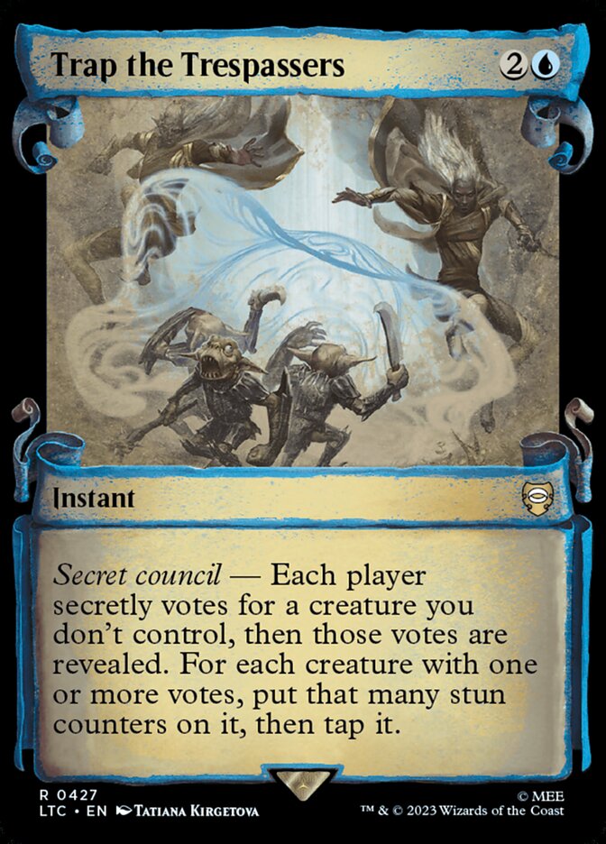 Trap the Tresspassers [The Lord of the Rings: Tales of Middle-Earth Commander Showcase Scrolls] MTG Single Magic: The Gathering    | Red Claw Gaming