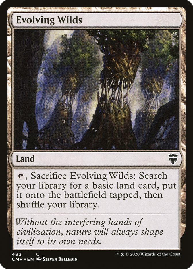 Evolving Wilds [Commander Legends] MTG Single Magic: The Gathering    | Red Claw Gaming