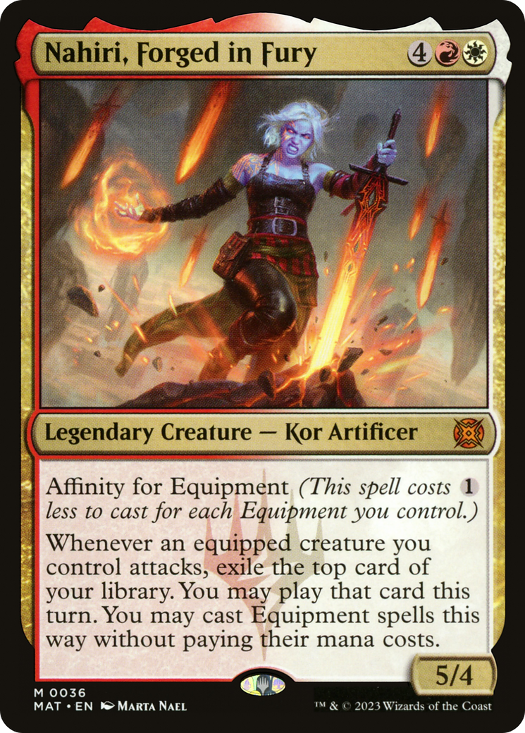 Nahiri, Forged in Fury [March of the Machine: The Aftermath] MTG Single Magic: The Gathering    | Red Claw Gaming