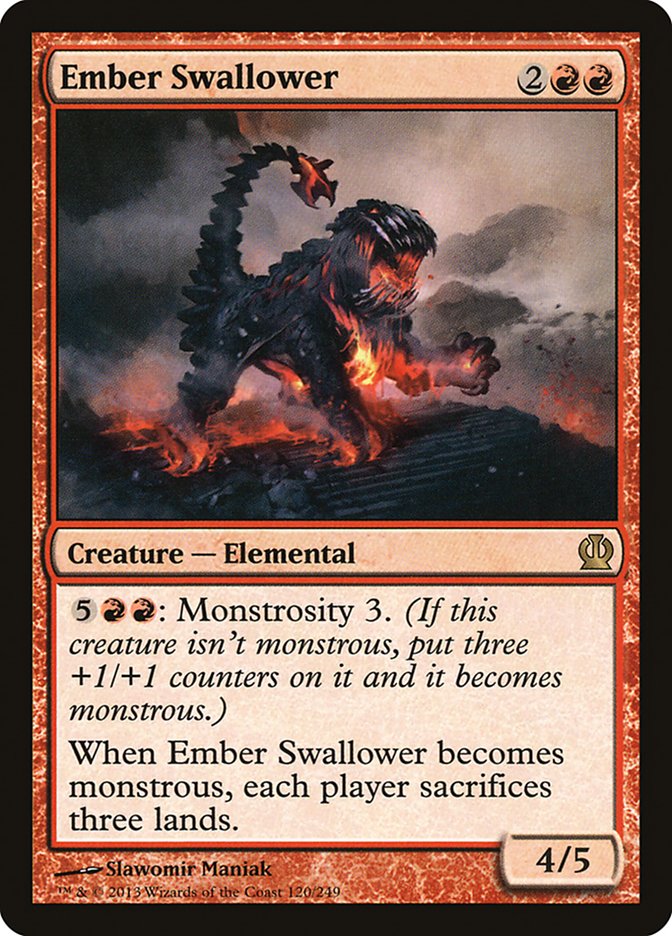 Ember Swallower [Theros] MTG Single Magic: The Gathering    | Red Claw Gaming