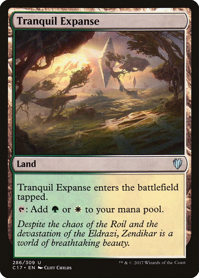 Tranquil Expanse [Commander 2017] MTG Single Magic: The Gathering    | Red Claw Gaming